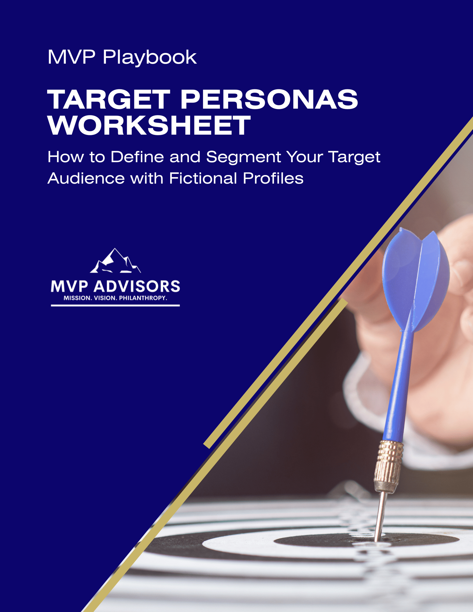 Front cover of the Target Personas Worksheet downloadable resource